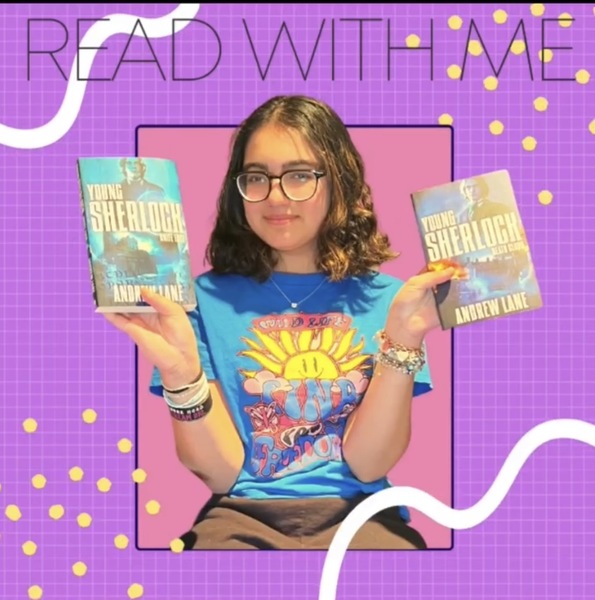 Myra with Read With Me books